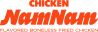 Chicken NamNam Logo with Tagline(Pantone 172 C)